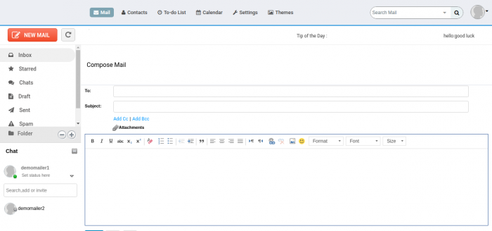 QS Webmail - Screenshot 1