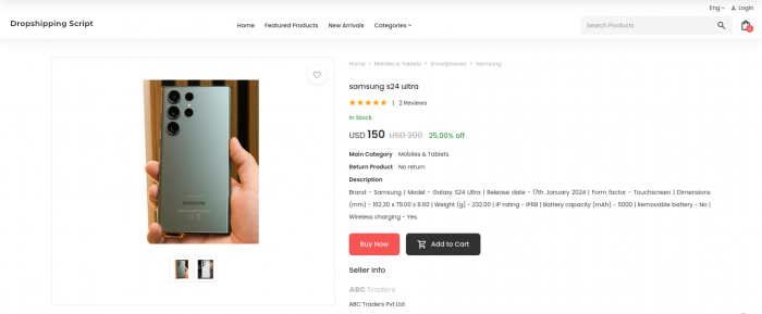 Visit Listing - QS Dropshipping QS Dropshipping - Screenshot 3