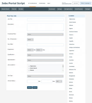 QS Jobs Portal - Screenshot 2