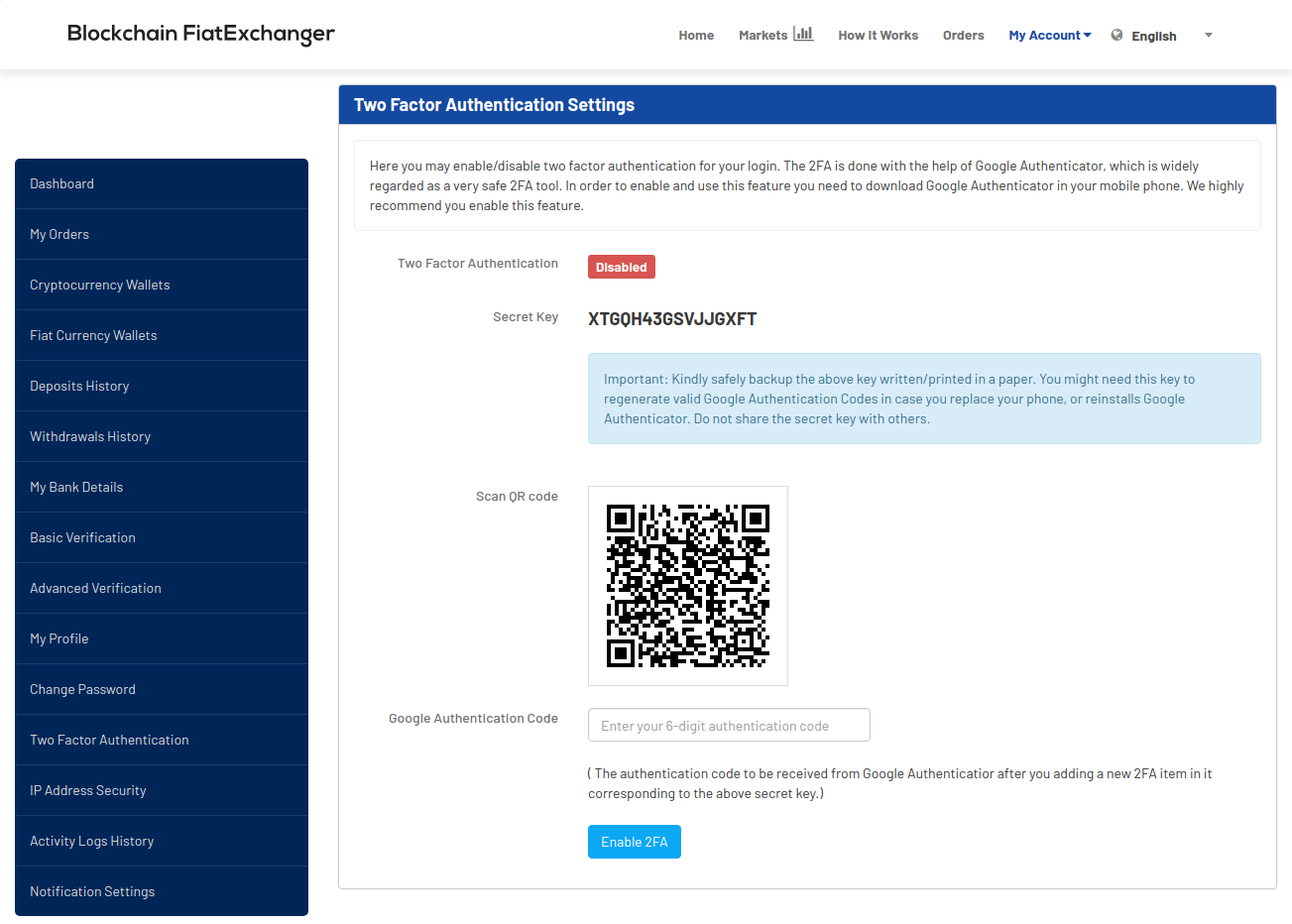 QS Blockchain FiatExchanger - Screenshot 3