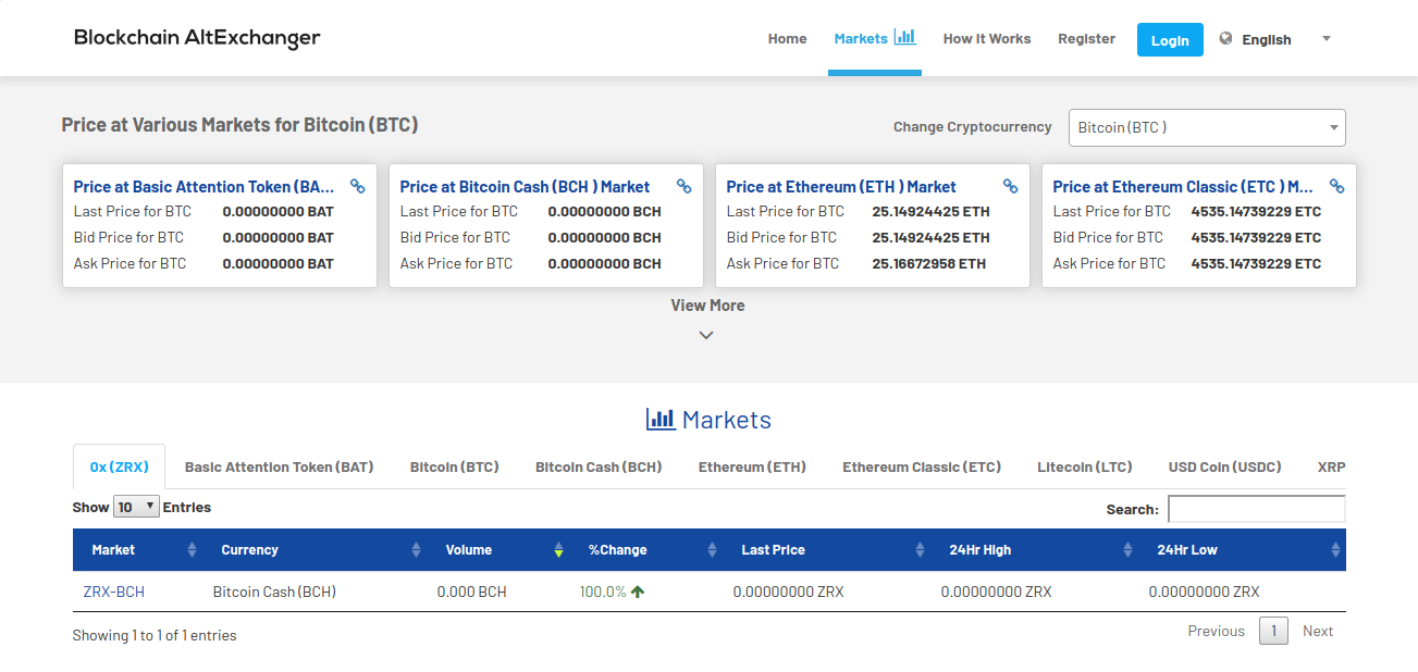 QS Blockchain AltExchanger - Screenshot 3