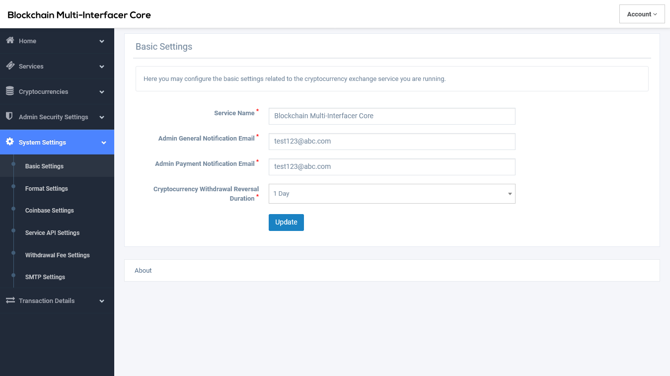 QS Blockchain Multi-Interfacer Core - Screenshot 2