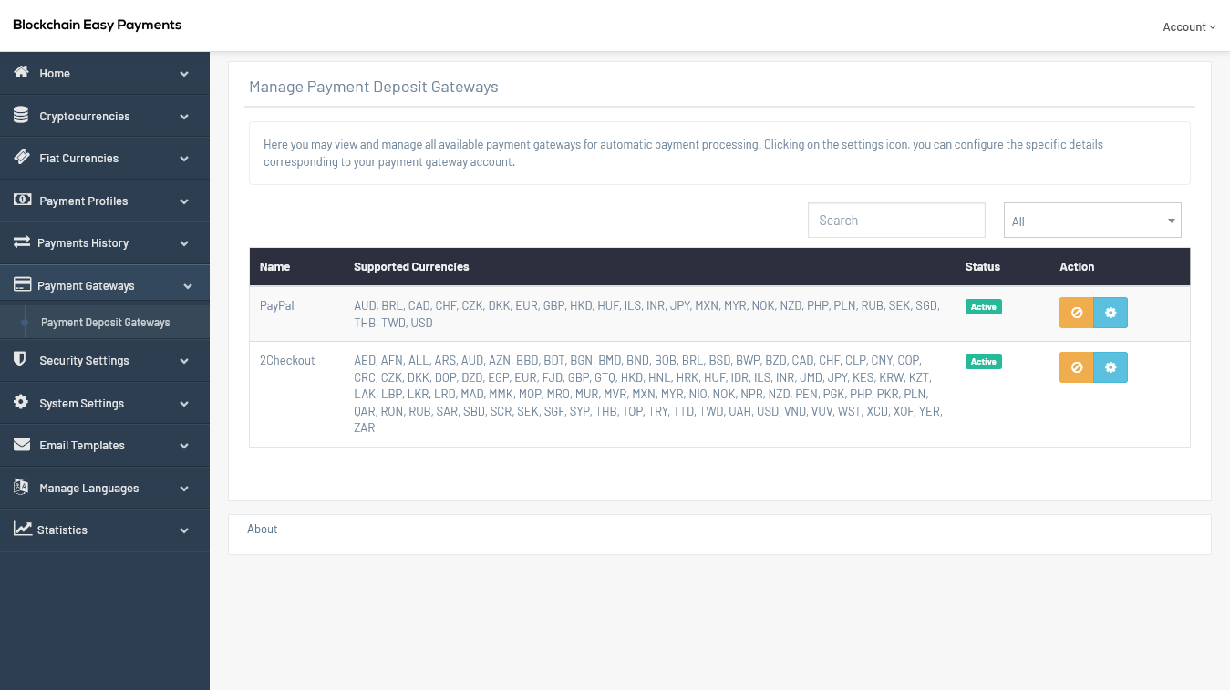 QS Blockchain EasyPayments - Screenshot 1