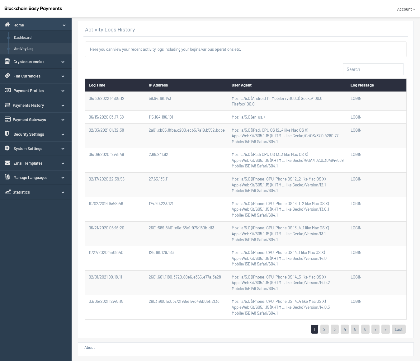 QS Blockchain EasyPayments - Screenshot 3