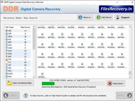 Digital Camera Photo Recovery Tool - Screenshot 1