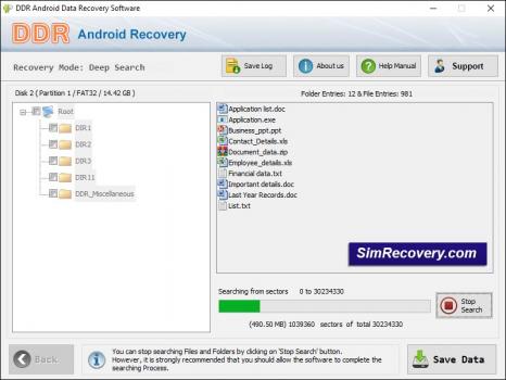 Visit Listing - Android Picture Recovery Android Picture Recovery - Screenshot 1