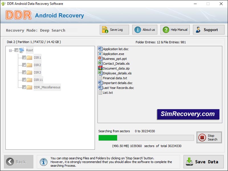 Android Picture Recovery - Screenshot 1