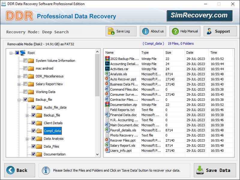 001Micron Windows Data Salvage Tool - Screenshot 1