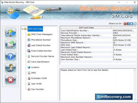 Visit Listing - SIM Card Data Recovery SIM Card Data Recovery - Screenshot 1