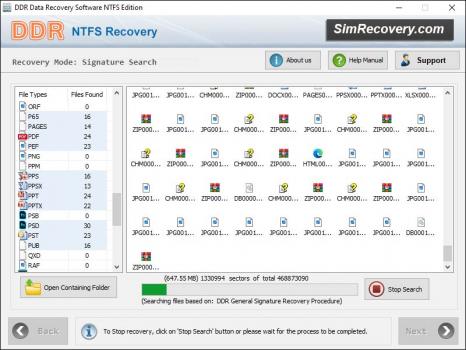 NTFS Partition Recovery Software - Screenshot 1