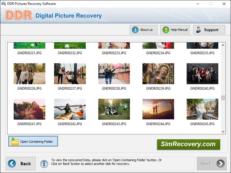 Camera Recovery - Screenshot 1