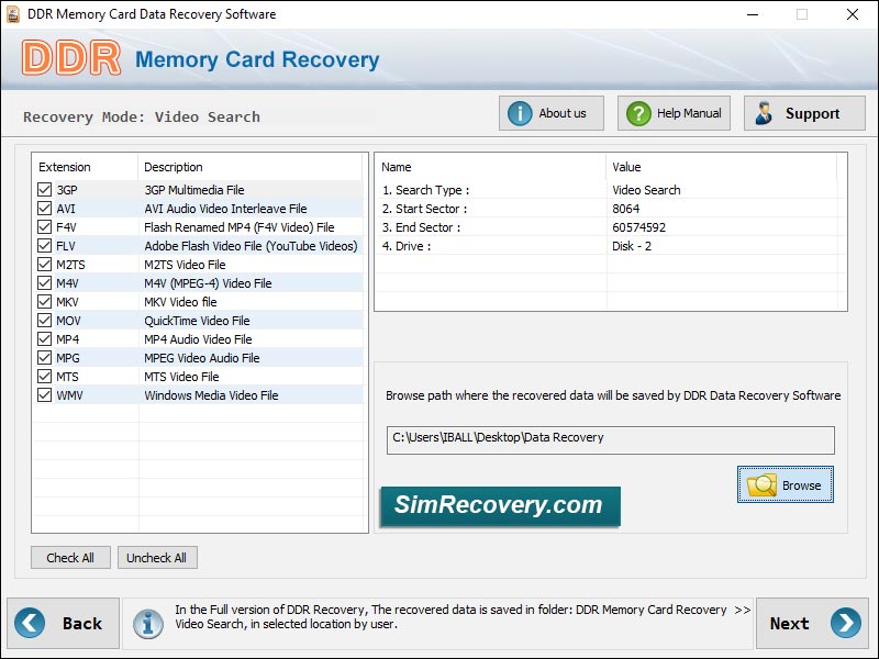 Memory Card Recovery - Screenshot 1