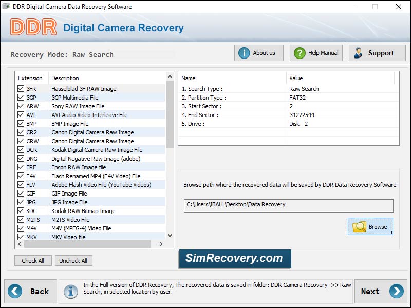 Recover Digital Camera - Screenshot 1
