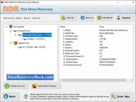 USB Data Recovery Professional - Screenshot 1