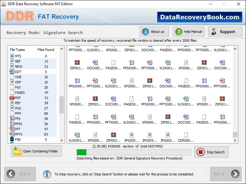 FAT Partition Recovery Software - Screenshot 1