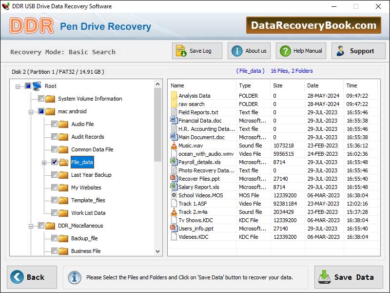 Data Recovery Book - Screenshot 1
