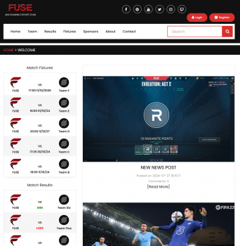 Fuse Clan Control Panel - Screenshot 1