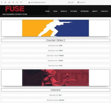 Fuse Clan Control Panel - Screenshot 7