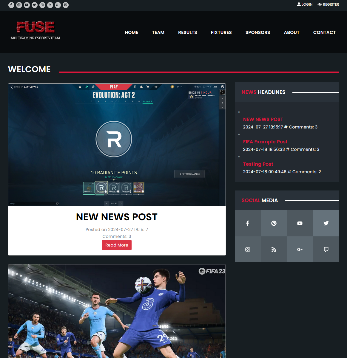 Fuse Clan Control Panel - Screenshot 4
