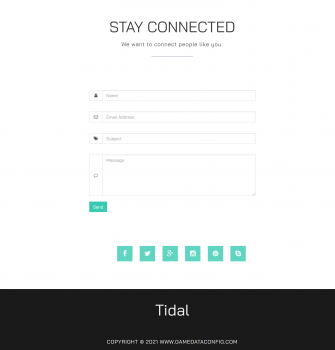 Tidal HTML/PHP Website Template - Screenshot 3
