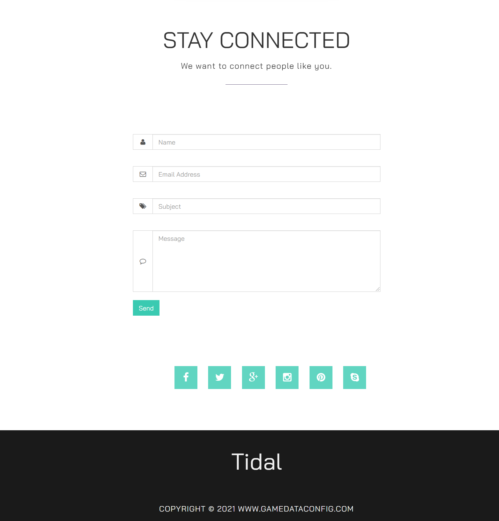 Tidal HTML/PHP Website Template - Screenshot 3