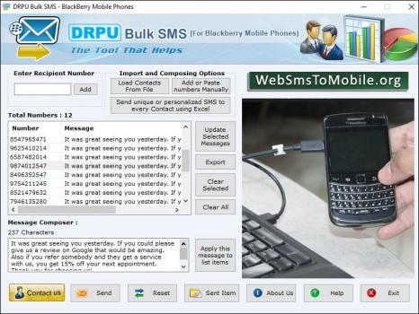 Visit Listing - Web SMS Web SMS - Screenshot 1