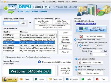 Visit Listing - Mac Bulk SMS Android Phone Mac Bulk SMS Android Phone - Screenshot 1