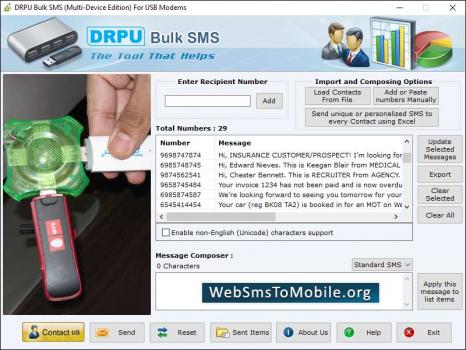 Visit Listing - Web SMS to Mobile Web SMS to Mobile - Screenshot 1