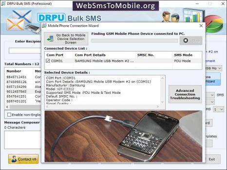 Visit Listing - Web SMS to Mobile Web SMS to Mobile - Screenshot 1