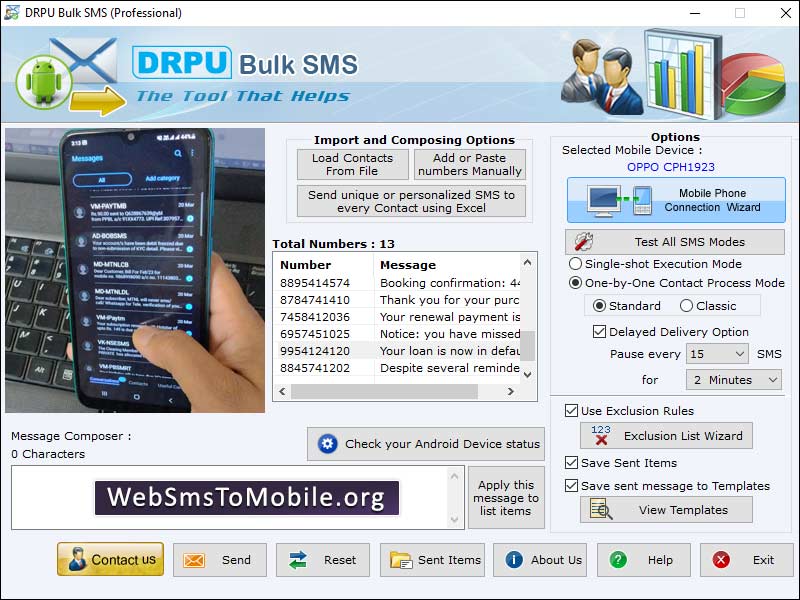 Business Text Messaging Software - Screenshot 1