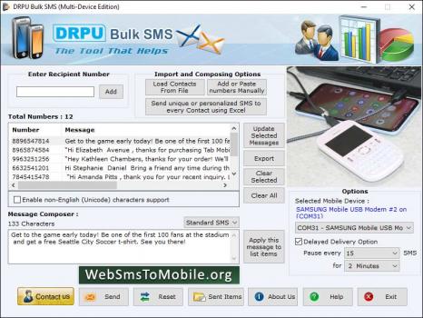 Visit Listing - Mobiles Bulk SMS Mobiles Bulk SMS - Screenshot 1