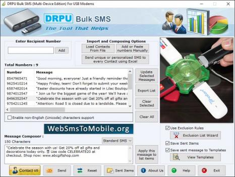 Visit Listing - Text Messaging Program Text Messaging Program - Screenshot 1