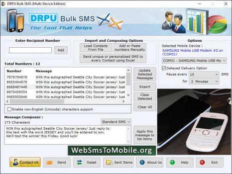 Visit Listing - GSM Mobile SMS Software GSM Mobile SMS Software - Screenshot 1