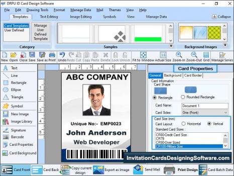 Visit Listing - ID Cards Designing Software ID Cards Designing Software - Screenshot 1