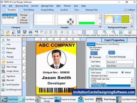 Visit Listing - ID Cards Designing Software ID Cards Designing Software - Screenshot 1