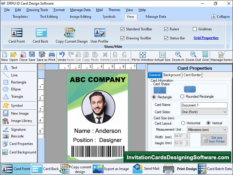 ID Cards Designing Software - Screenshot 1