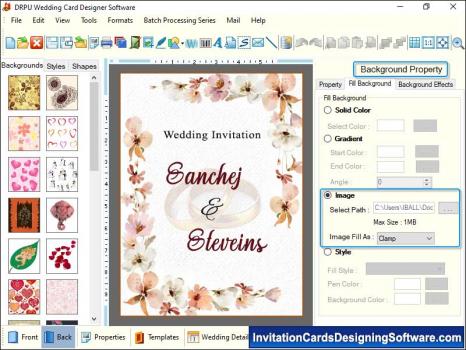 Visit Listing - Wedding Cards Designing Software Wedding Cards Designing Software - Screenshot 1