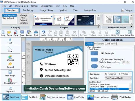 Visit Listing - Business Card Designing Program Business Card Designing Program - Screenshot 1