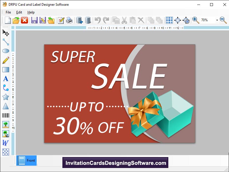 Order Invitation Card Designing Software - Screenshot 1