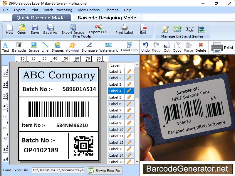 How to Operate Barcode Generator - Screenshot 1