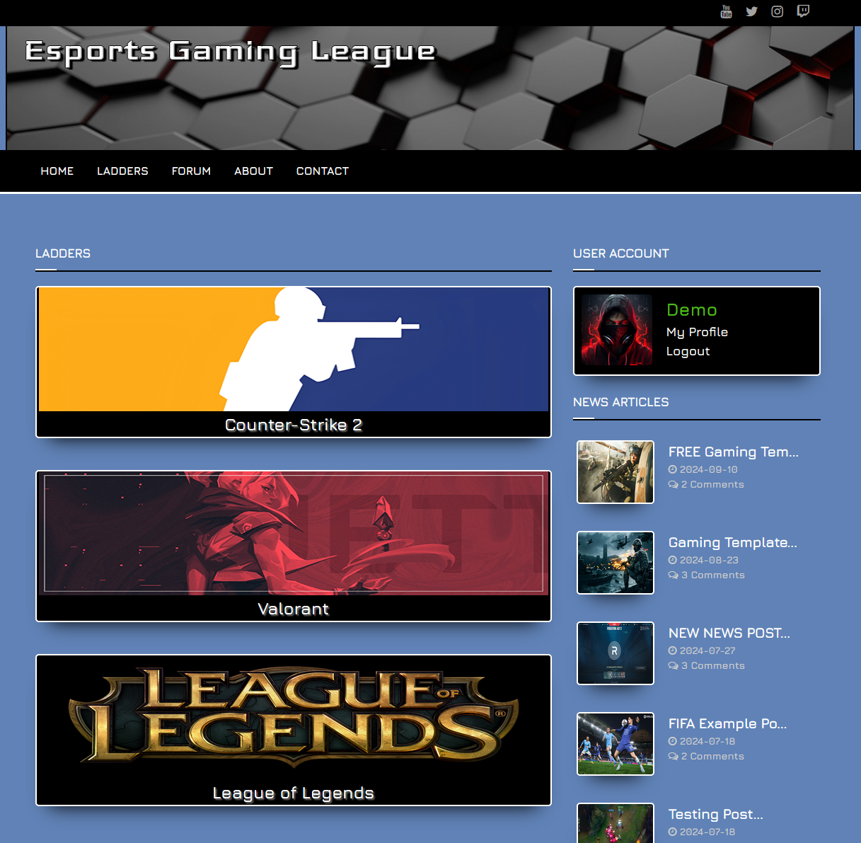 Esports Gaming League Script - Screenshot 5