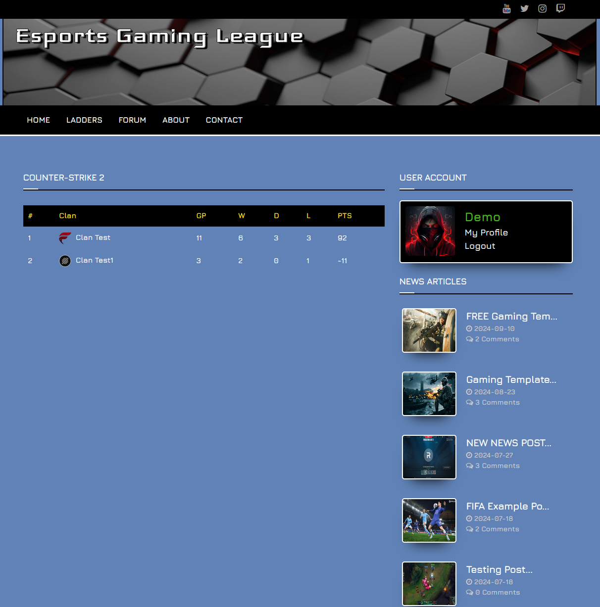Esports Gaming League Script - Screenshot 2