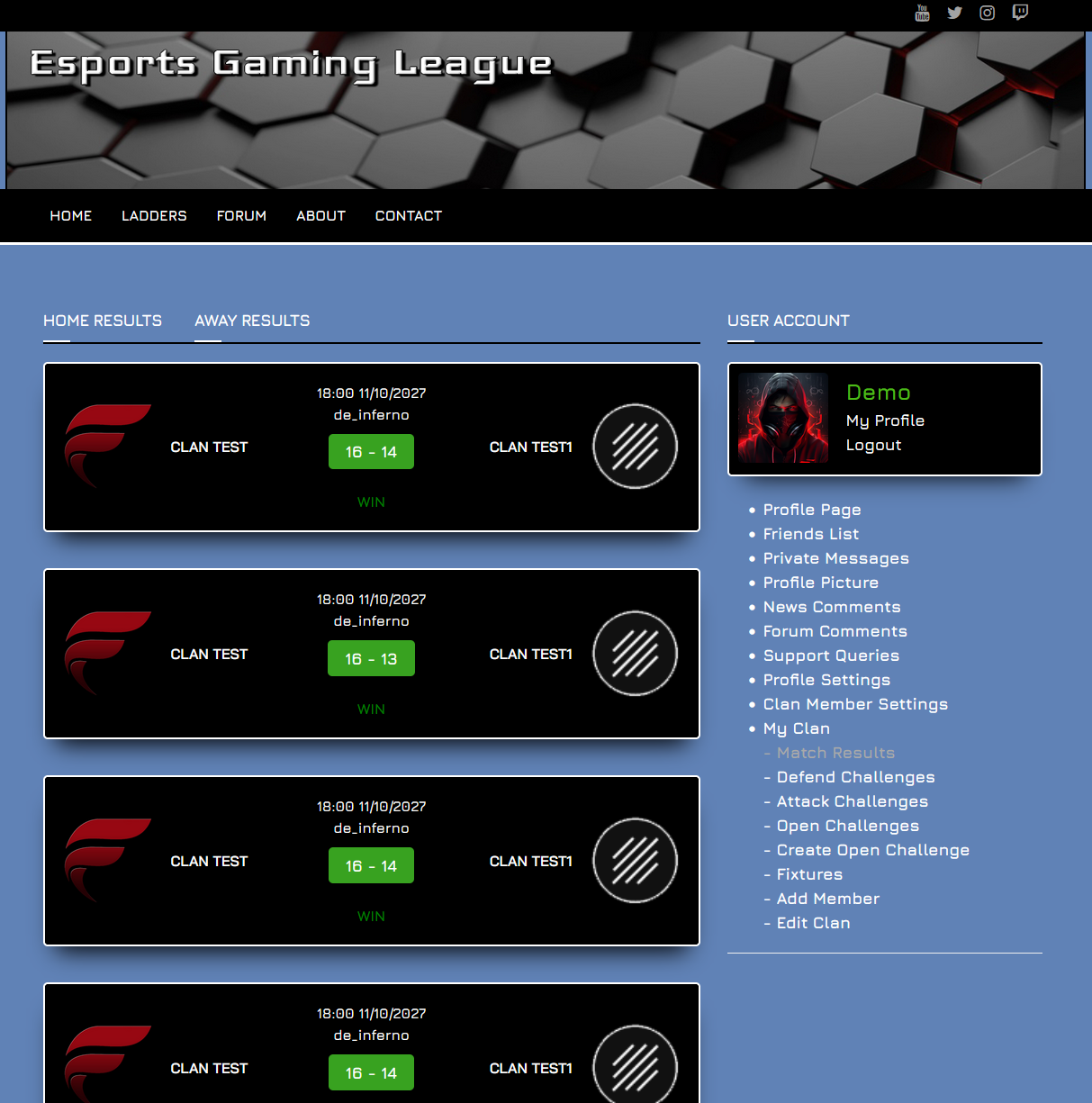 Esports Gaming League Script - Screenshot 1