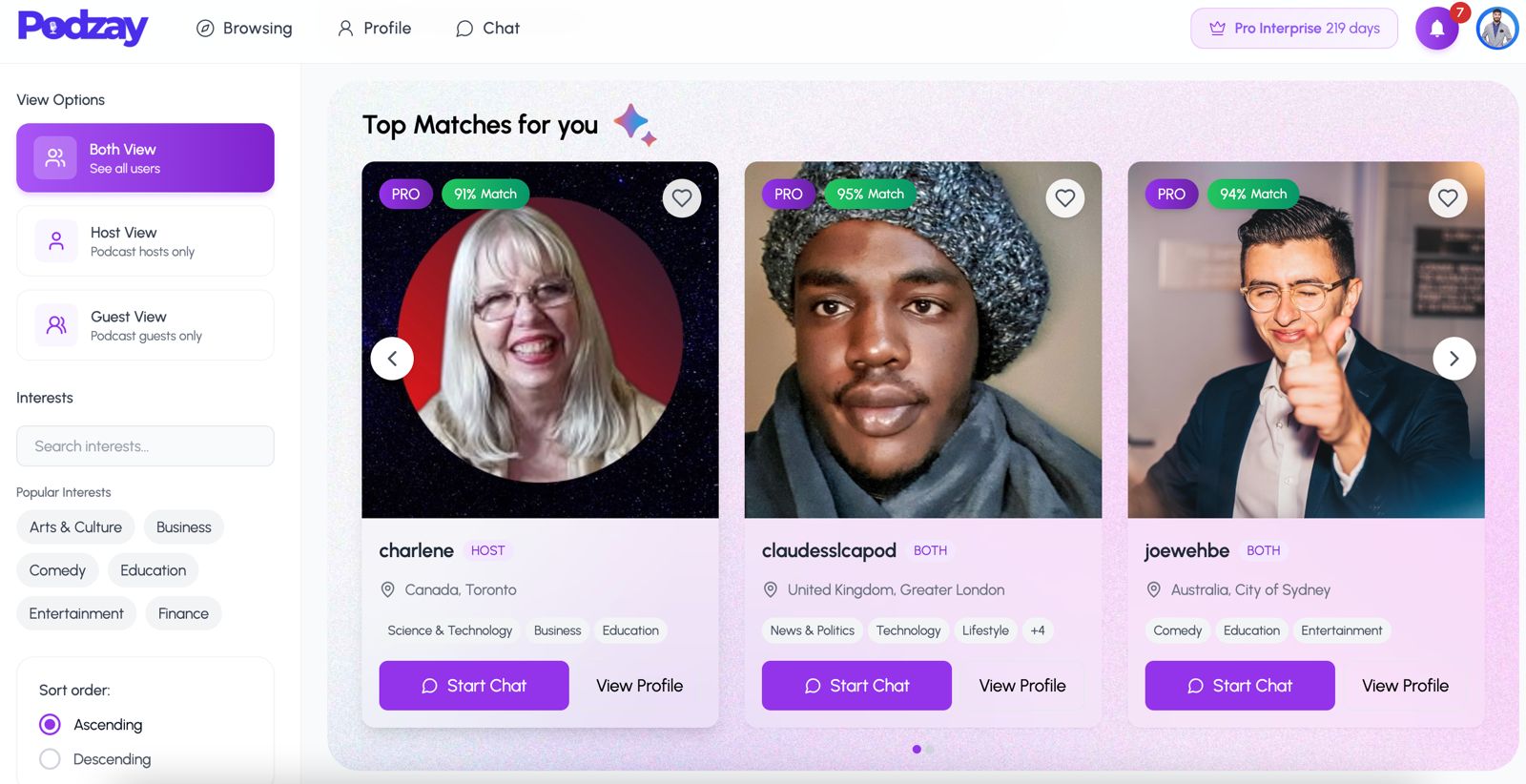 Podzay - Screenshot 2