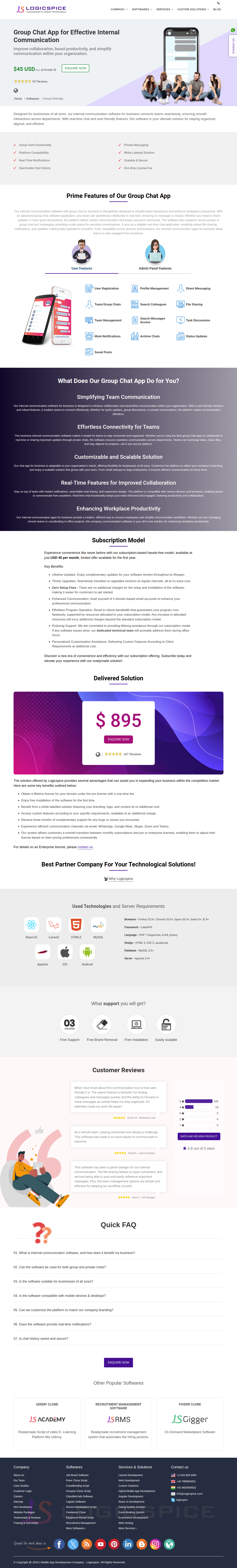 Group Chat App for Effective Internal Communication - Screenshot 2