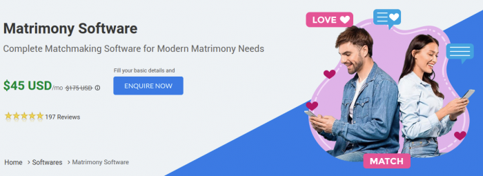 LS Matrimony Software - Screenshot 1
