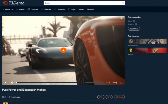 Visit Listing - Tubes Booster – Complete Tube Site CMS Tubes Booster – Complete Tube Site CMS - Screenshot 2