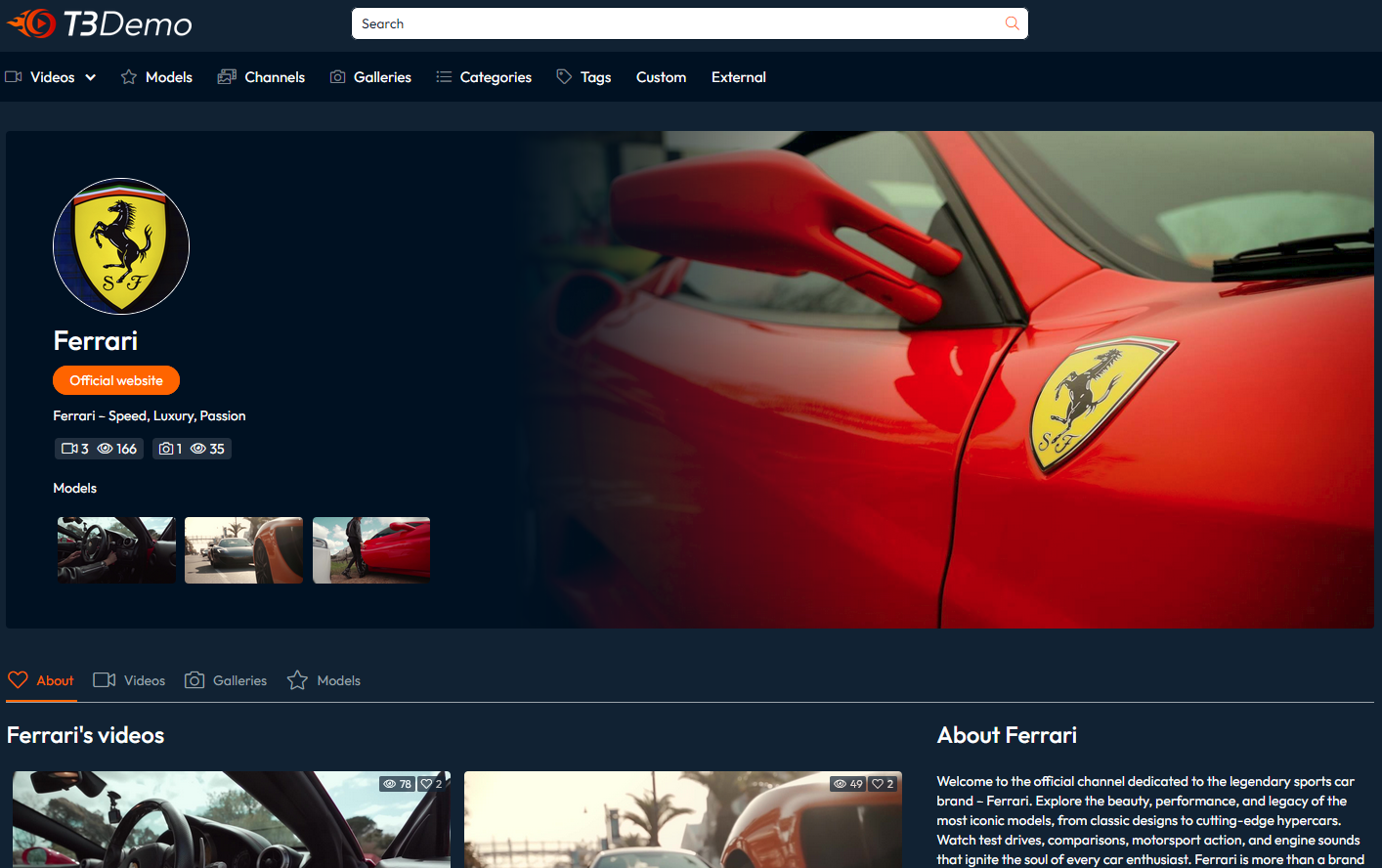 Tubes Booster – Complete Tube Site CMS - Screenshot 1