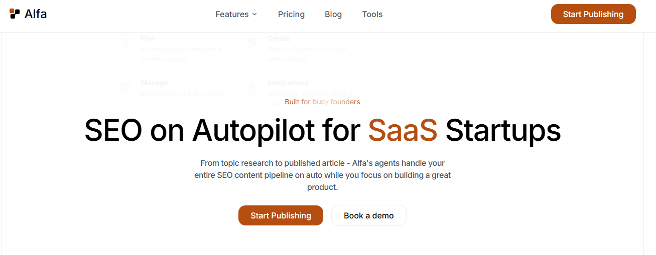 Alfa - Screenshot 1