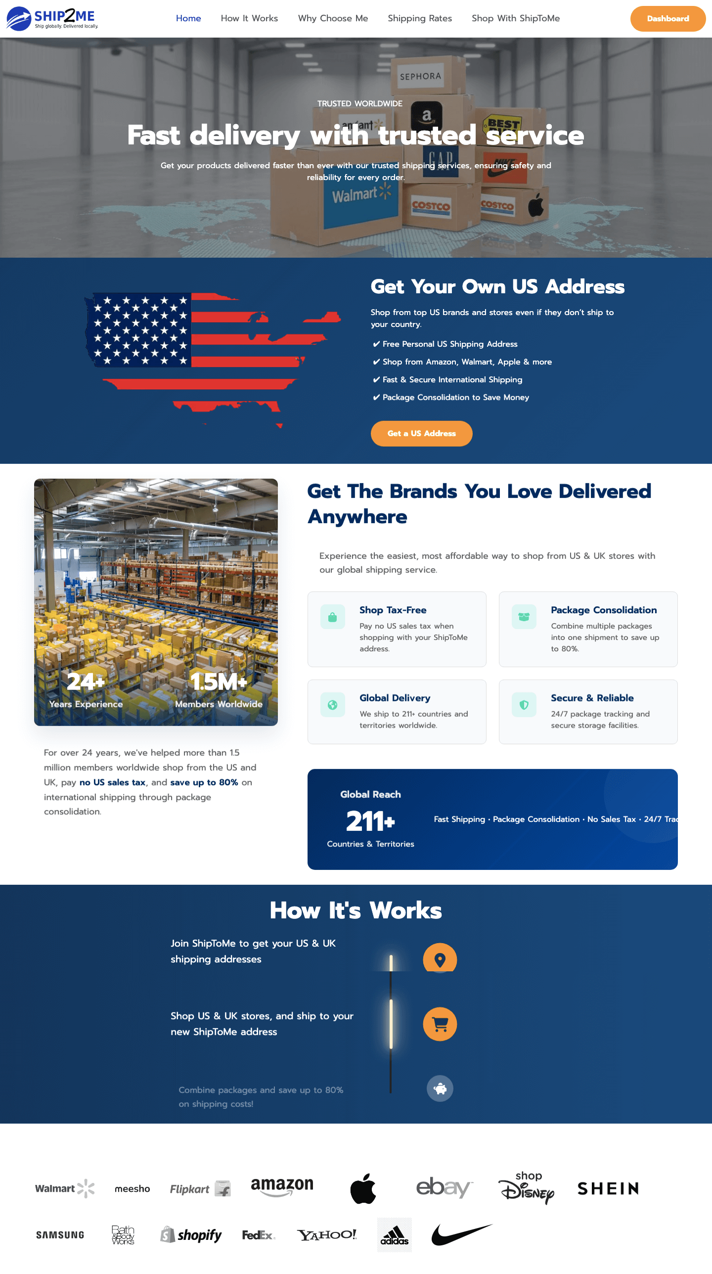 Ship2Me – Package Forwarding Software - Screenshot 1